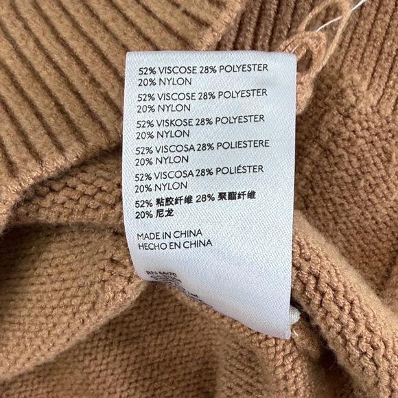 MAEVE by Anthropologie ,Size S ,Cozy Tan Turtleneck Sweater - Picture 13 of 17